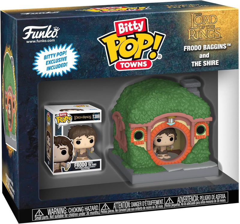 Frodo Baggins and The Shire The Lord of the Rings Funko Bitty Pop! Town Vinyl Figure