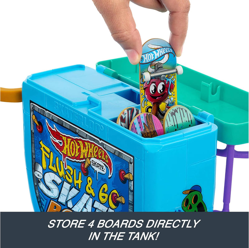 Hot Wheels Flush & Go Skate Bowl - Image 5