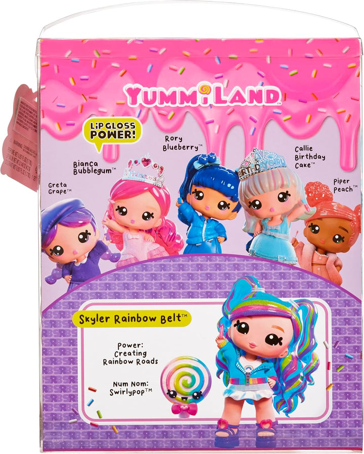 Yummiland Large Doll and Lip Gloss Pet Skyler Rainbow