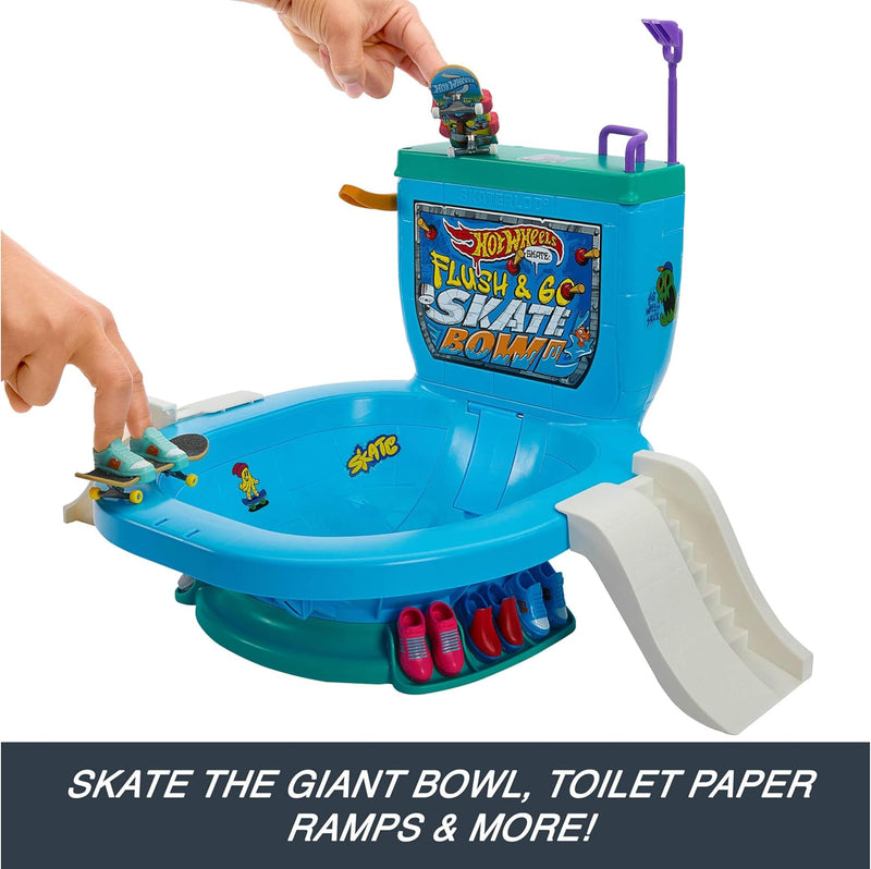 Hot Wheels Flush & Go Skate Bowl - Image 3