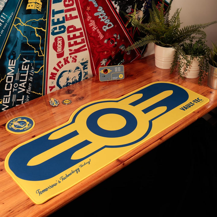 Fallout Vault-Tec XL Desk Pad and Coaster Set