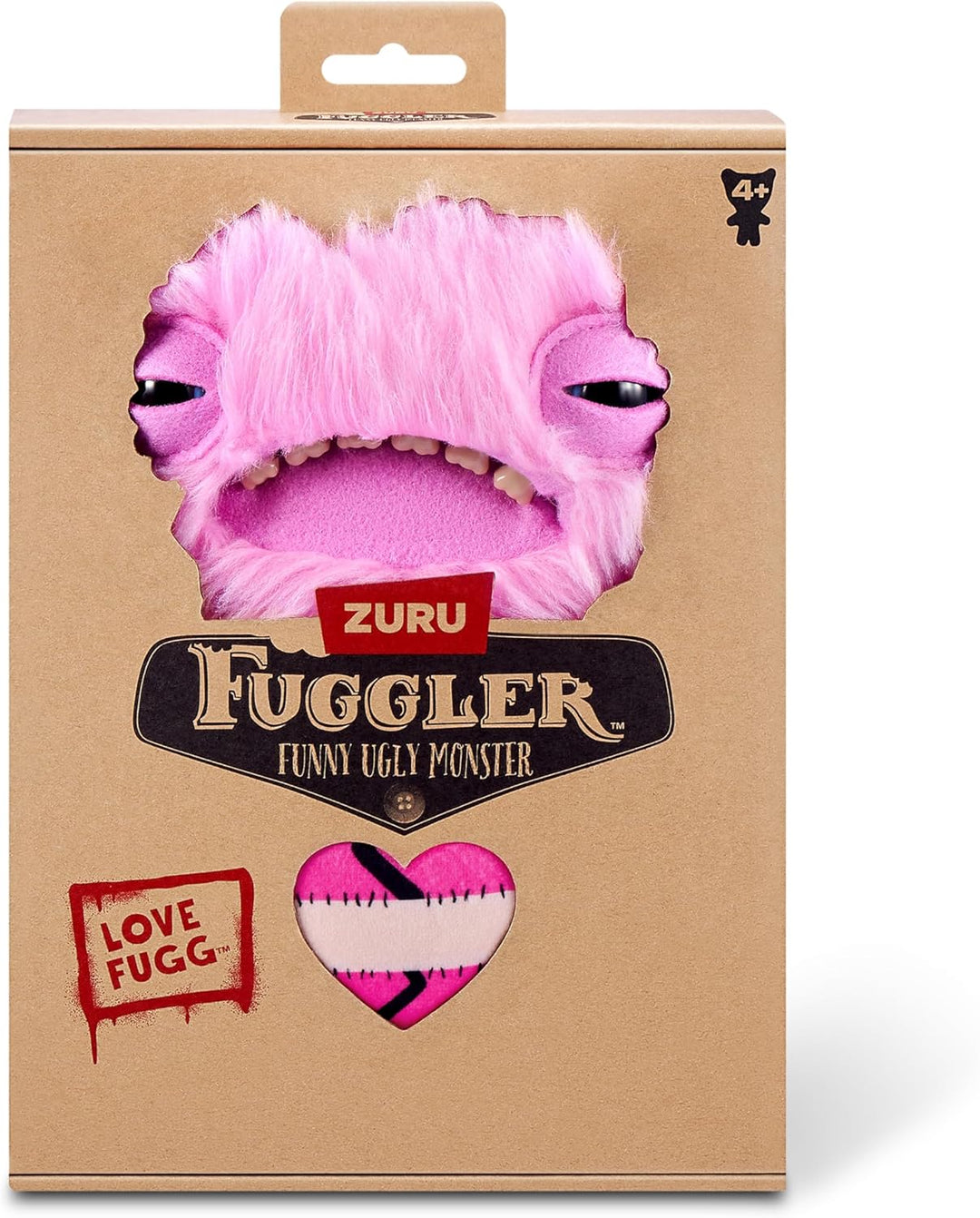 Fuggler LoveFugg Red & Pink 9" Plush Bundle