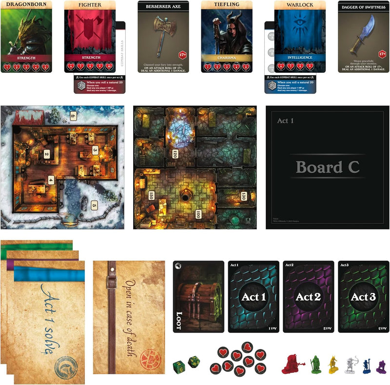 Hasbro Gaming Dungeons & Dragons: Bedlam in Neverwinter, additional view