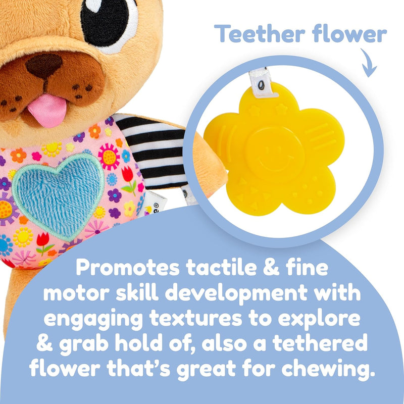 Lamaze Lovey the Pug Clip and Go Sensory Toy - Image 3