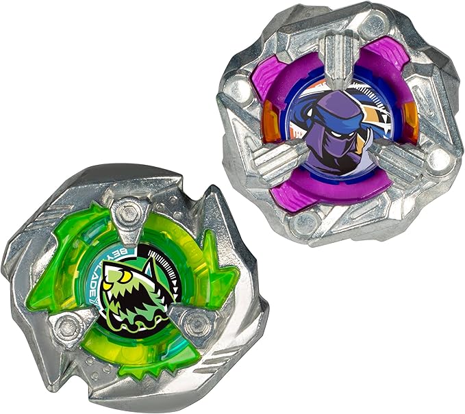 Beyblade X Knife Shinobi 4-80HN and Keel Shark 3-80F Top Dual Pack Set, alternate view