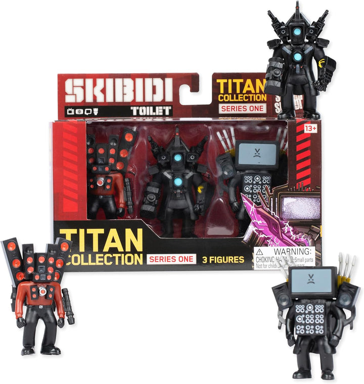 Skibidi Toilet Titan 3 Pack