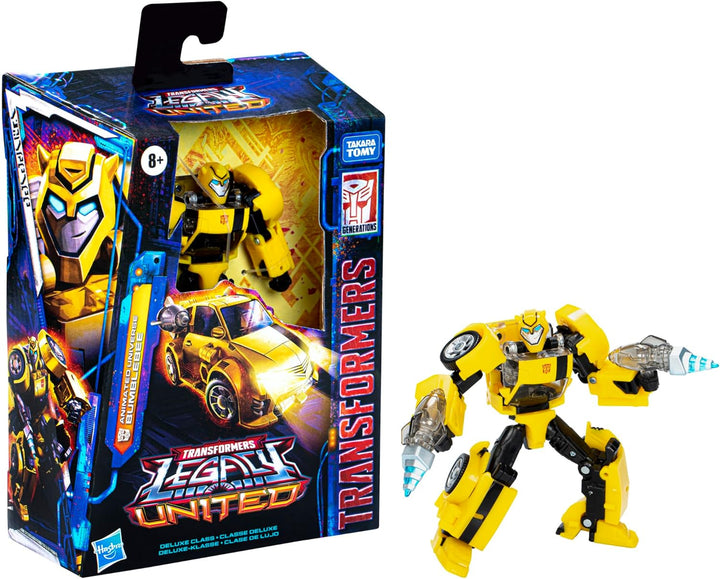 Transformers Legacy United Deluxe Class Animated Universe Bumblebee Action Figure