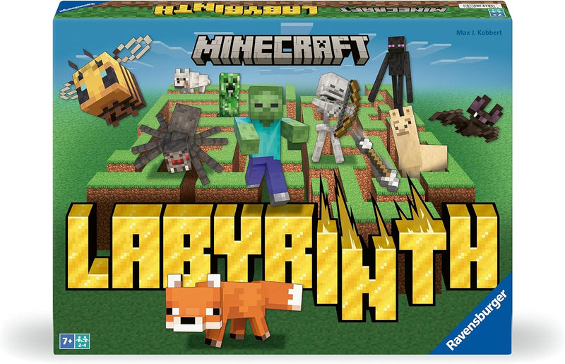 Ravensburger Labyrinth - Minecraft, side angle