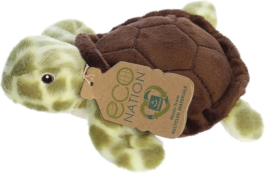 Sea Turtle Eco Nation Eco Softies 8 Inch Plush