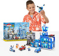MAX City Police Headquarters 889 Piece Building Bricks Playset alternate view 6