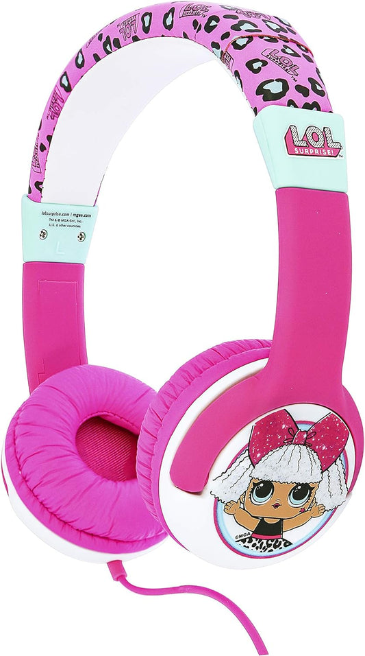 OTL Wired Junior L.O.L Surprise! My Diva Pink Headphones