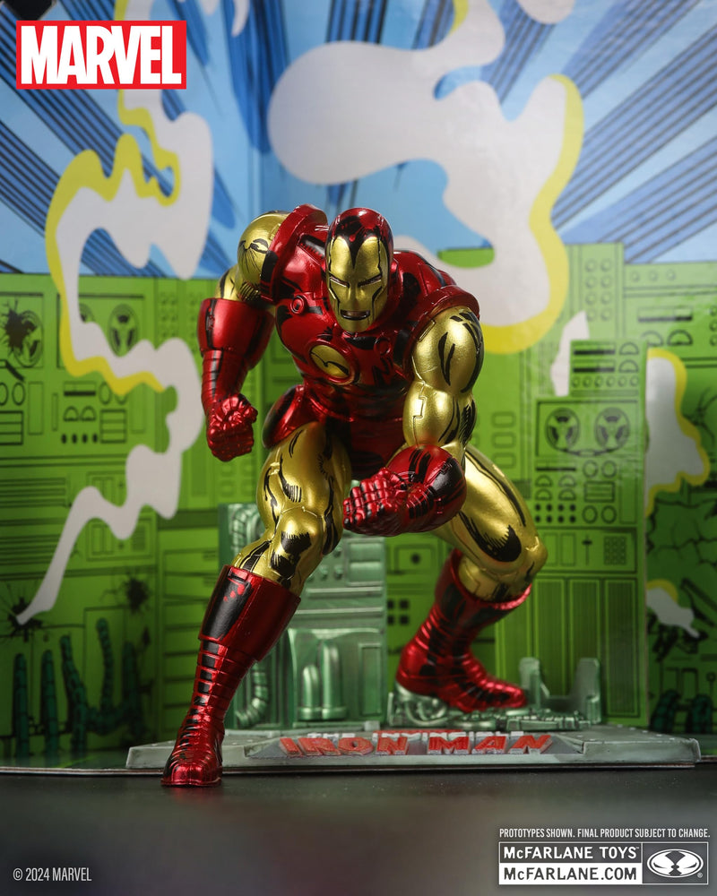 Marvel Iron Man The Invincible Iron Man 126 PVC Statue 11 cm, side angle