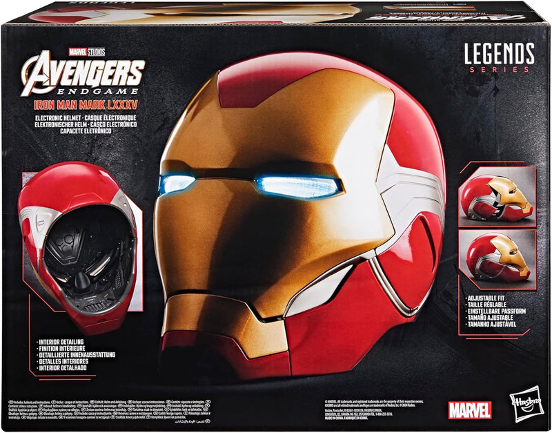 Marvel Legend Series: Avengers Endgame Iron Man Mark LXXXV Electronic Helmet - Image 6