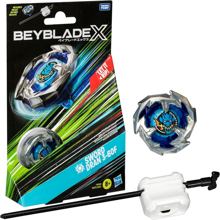 Beyblade X Sword Dran 3-60F Starter Pack Top and Launcher