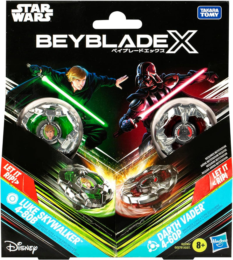 Beyblade X Luke Skywalker 4 80B (Stamina) Vs. Darth Vader 4 60B (Balance) - Image 3