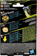 Beyblade X Arrow Wizard 4-80B Starter Pack Top and Launcher, rear view