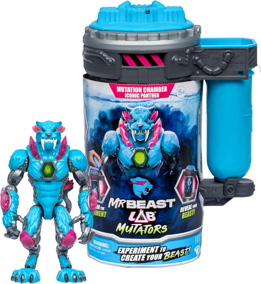 MrBeast Lab Mutators Mech Chamber Iconic Panther Action Figure