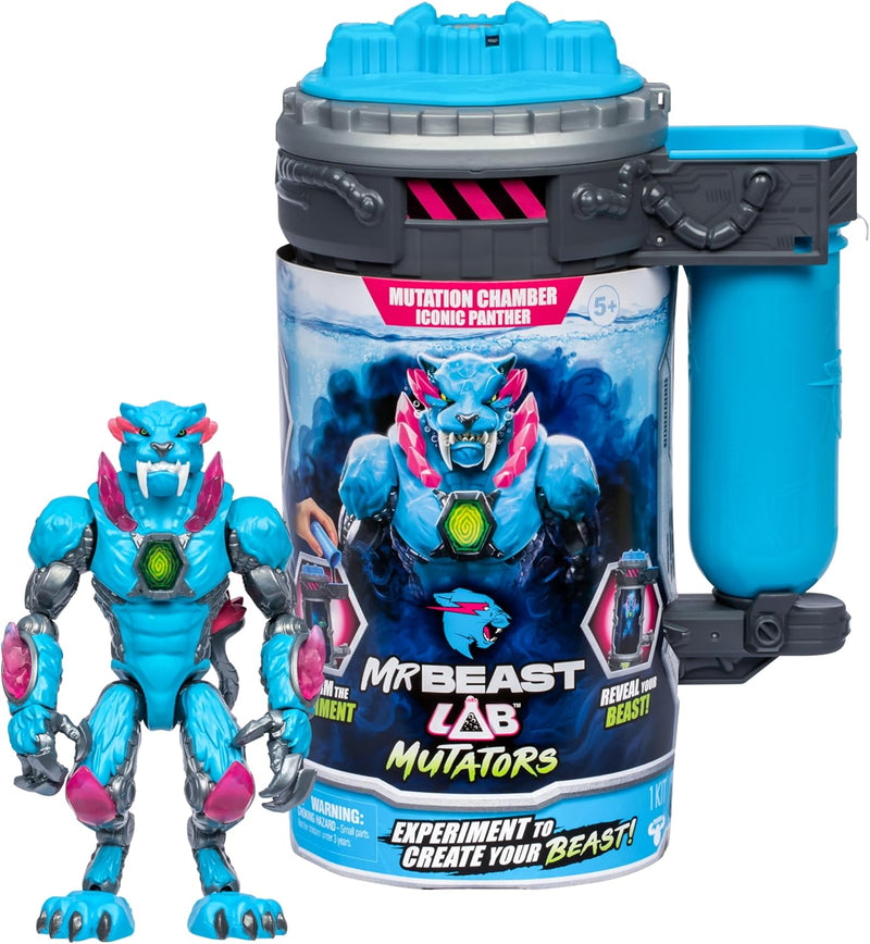 MrBeast Lab Mutators Mech Chamber Iconic Panther Action Figure