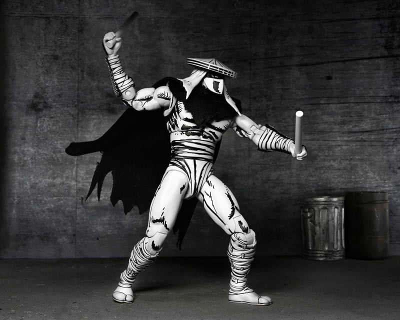TMNT Comic Foot Assassin B/W (Mirage Comics) 7" Scale Action Figure Teenage Mutant Ninja Turtles (view 3)