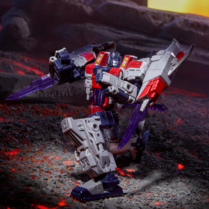 Transformers Generations Legacy United Voyager Class Cybertron Universe Starscream Action Figure