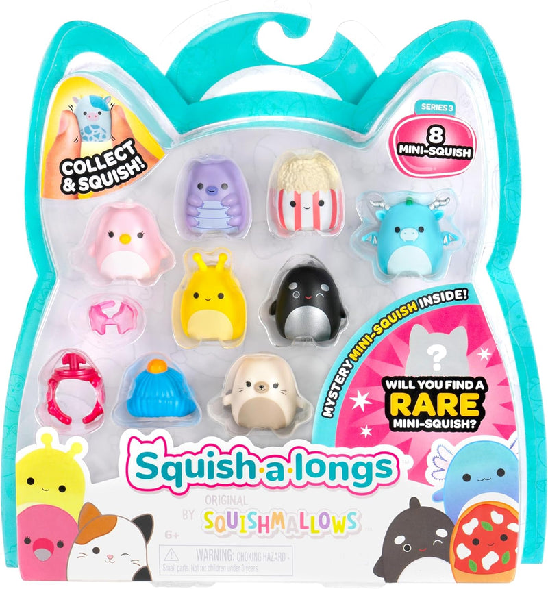 SquishAlong Squishmallow Collectibles 8 Figure Pack (Style 3) (Wave 3)