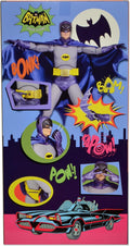 Batman (1966) Adam West Batman 1/4 Scale Action Figure close up detail