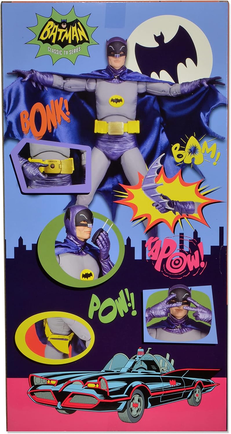 Batman (1966) Adam West Batman 1/4 Scale Action Figure close up detail