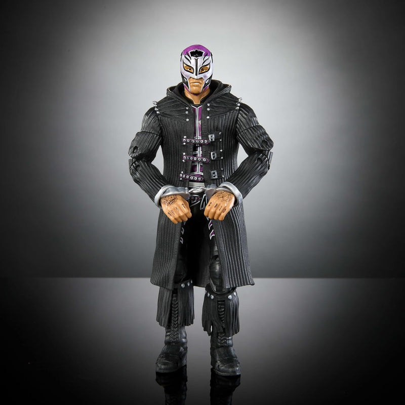 WWE Ultimate Edition Dominik Mysterio 6" Action Figure, packaging shot