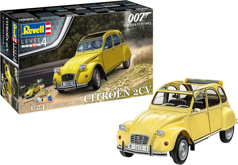 REVELL 05663 - James Bond Citroen 2CV 1:24 Scale Model Set