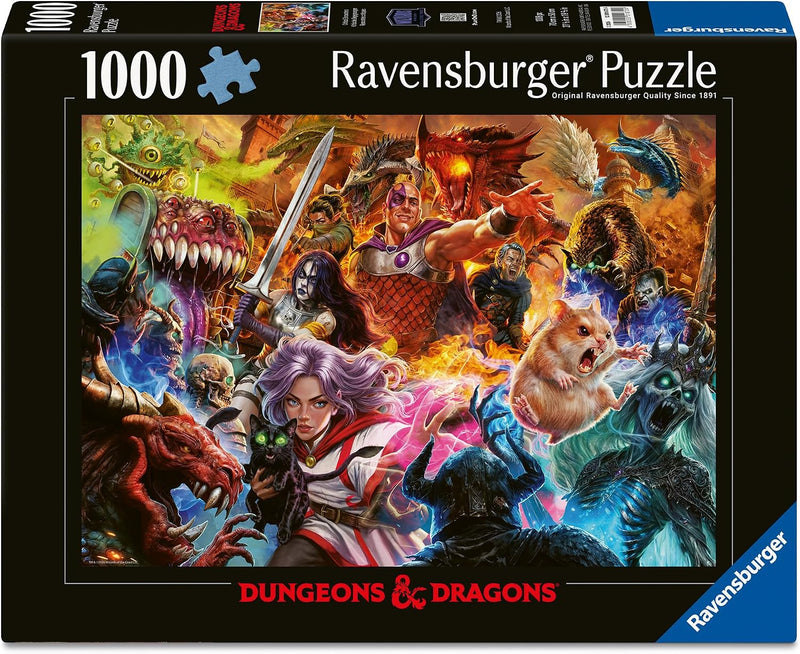 Dungeons & Dragons Critical Encounters 1000 Piece Jigsaw Puzzle alternate view 3