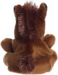 Truffle Brown Horse Palm Pals 4 Inch Plush Keychain detail shot