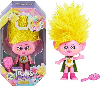 Trolls Rainbow Hair Sisters Viva Doll