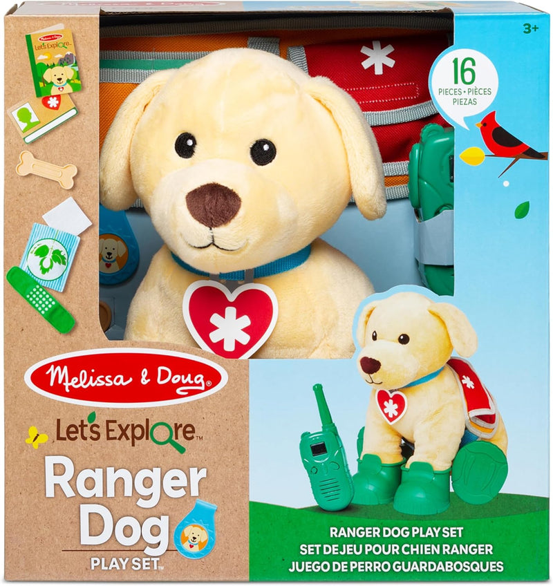 Melissa & Doug Let's Explore Ranger Dog Plush with Search and Rescue Gear Playset - Image 6