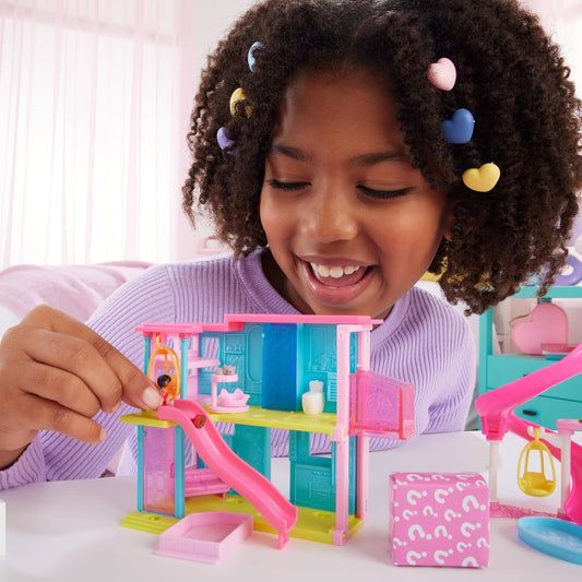 Barbie Mini Barbieland Dream House (Pink Slide & Swing) - Image 2