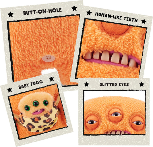 Fuggler Mini Rascals Orange Alien 9" Plush