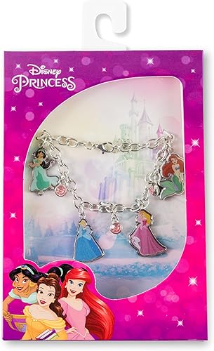 Disney Silver Coloured Crystal Princess Charm Bracelet - Image 3