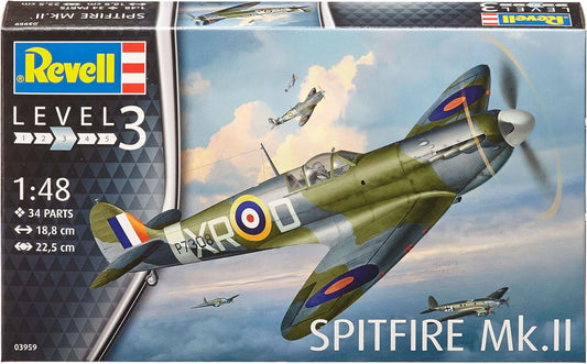 REVELL 03959 Spitfire Mk.II 1:48 Scale Model Plane - Image 2