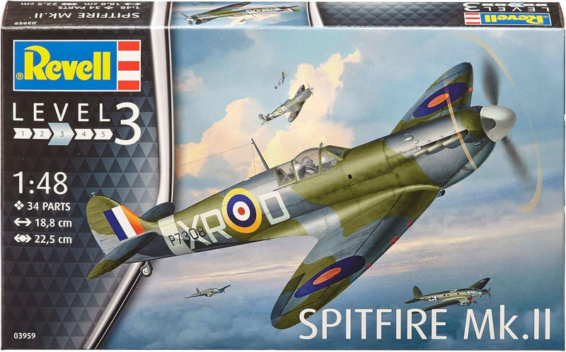 REVELL 03959 Spitfire Mk.II 1:48 Scale Model Plane - Image 2