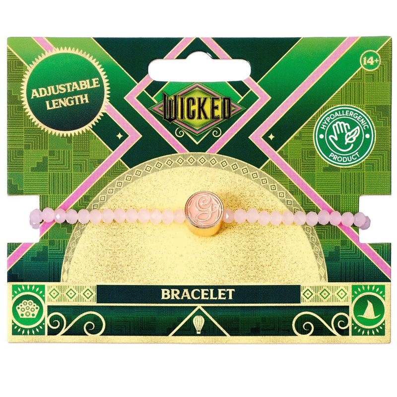 Wicked Glinda Bead Bracelet, side angle