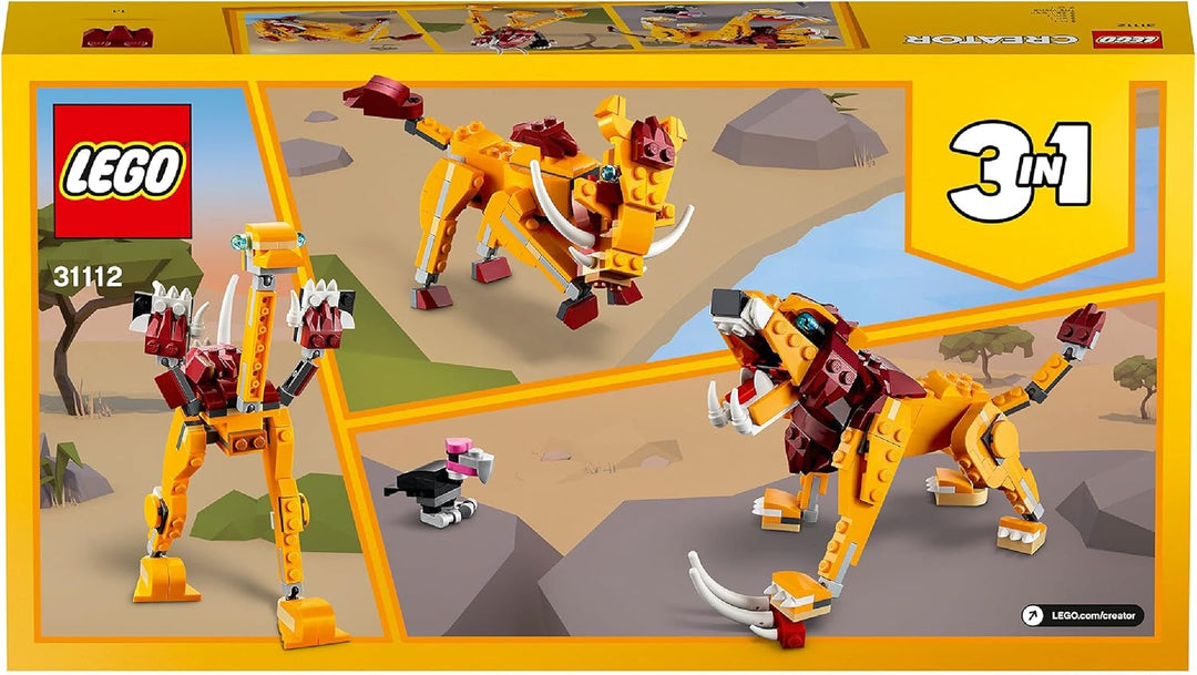 LEGO 31112 Creator 3 in 1 Wild Lion Set