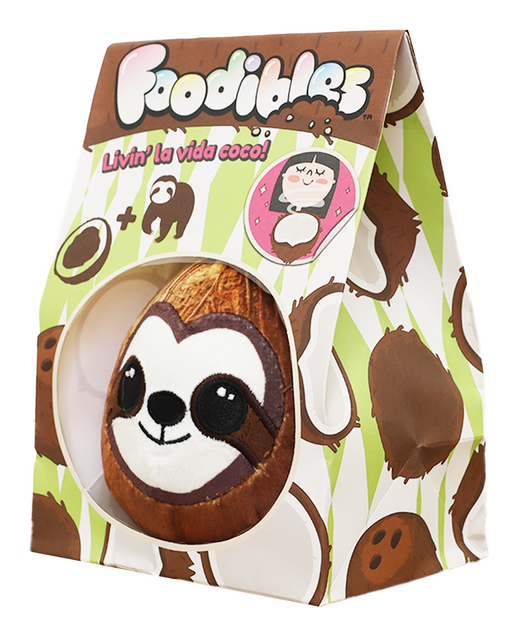 Foodibles S1 Sml Scent Coconut Sloth - Image
