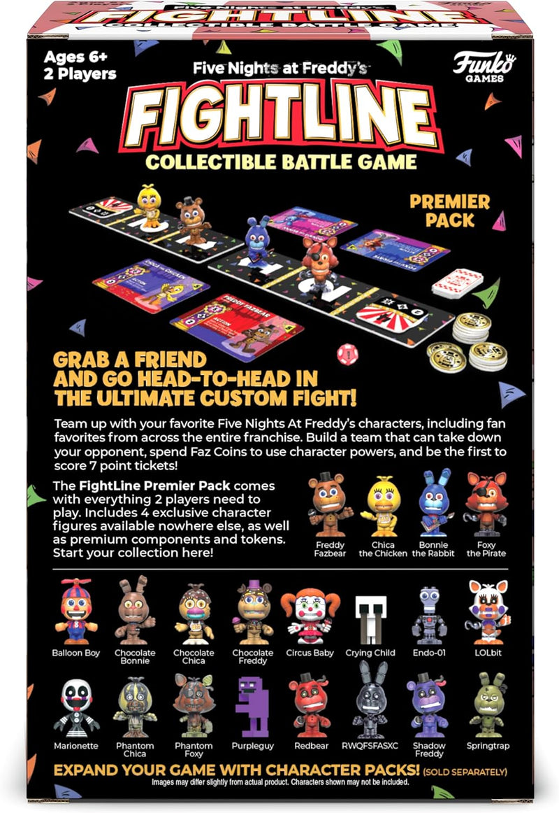 Five Nights at Freddy's Fightline Premium Pack (4ct), close-up detail