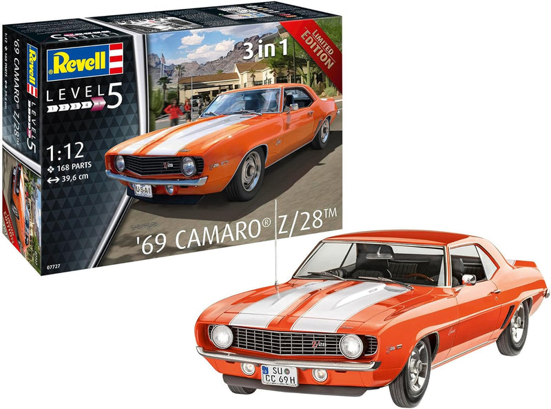 REVELL 07727 69 Chevy Camaro Z/28™ 1:12 Scale Model Car