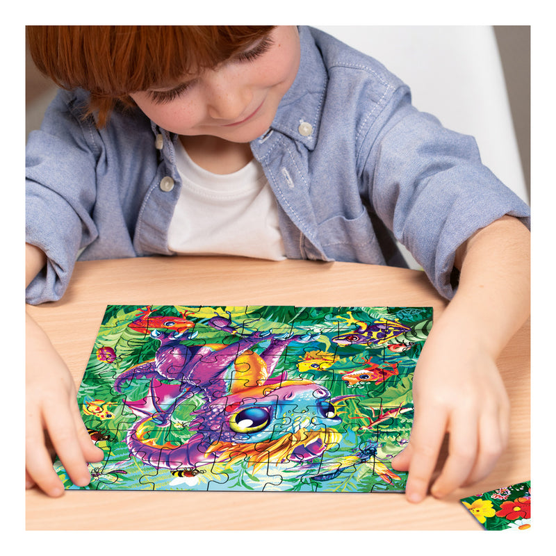 Baby Garden Dragons 3x 49 Piece Jigsaw Puzzles