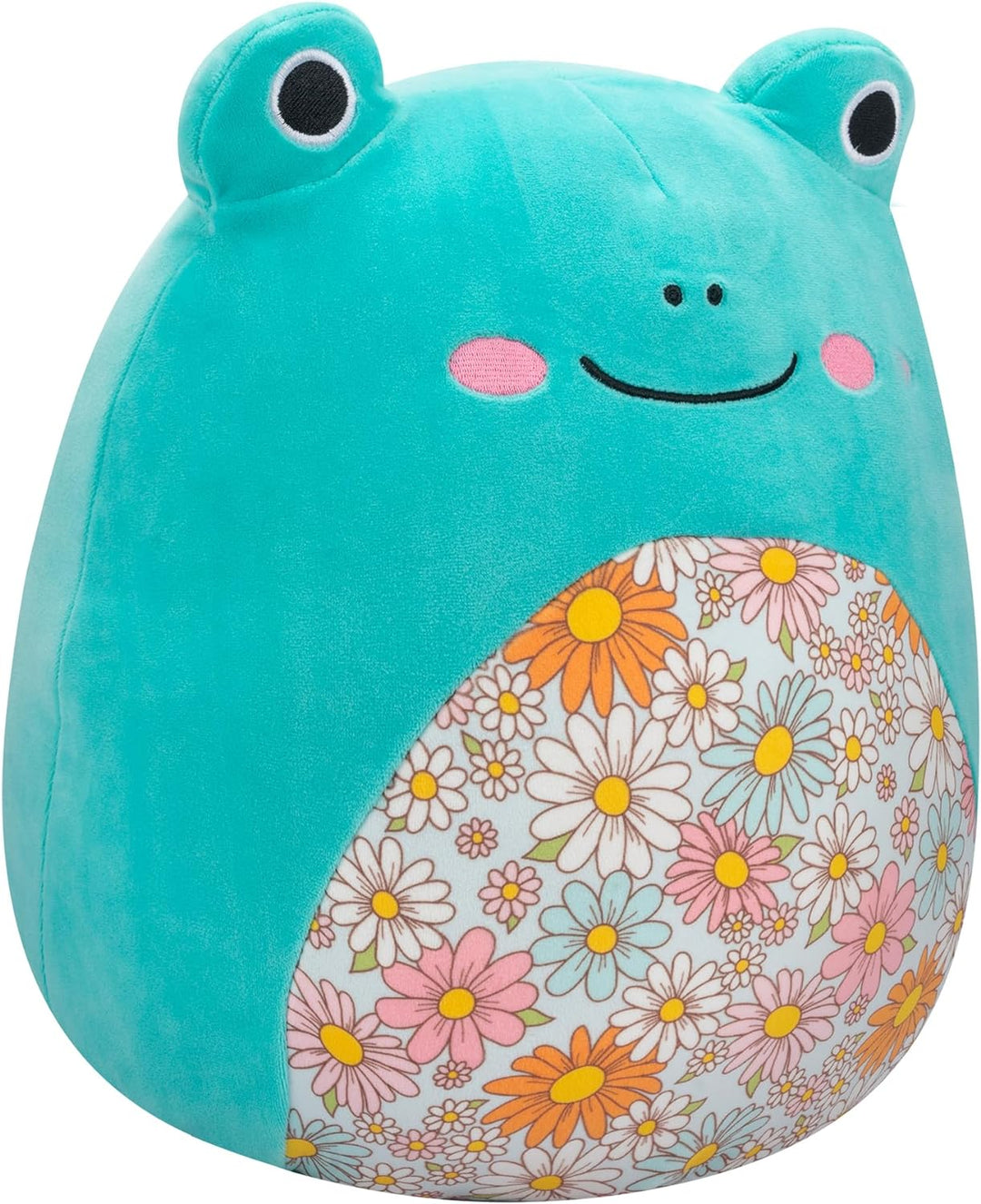 Squishmallows 7.5"Aqua Frog With Floral Belly Plush