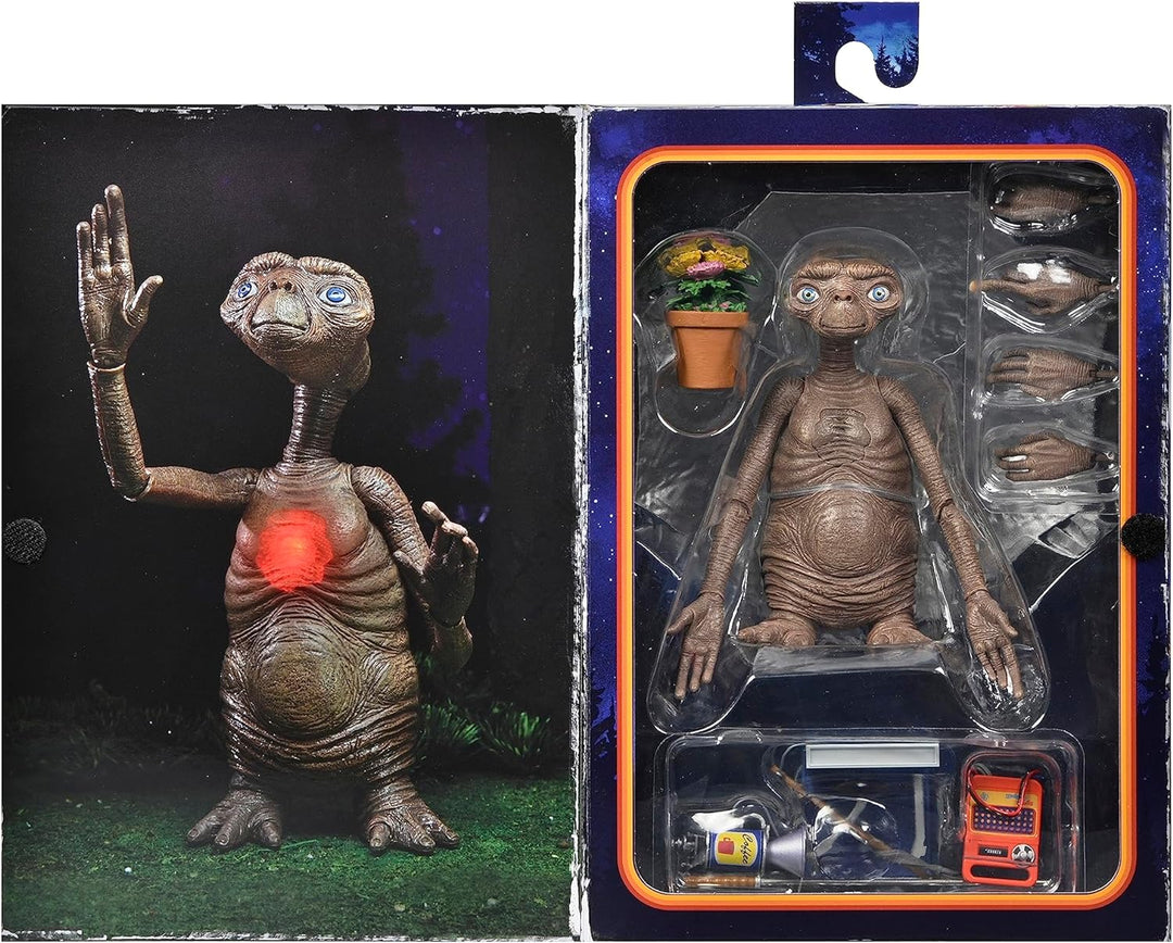 E.T. The Extra-Terrestrial 40th Anniversary Ultimate E.T. Deluxe Action Figure With Light Up Chest