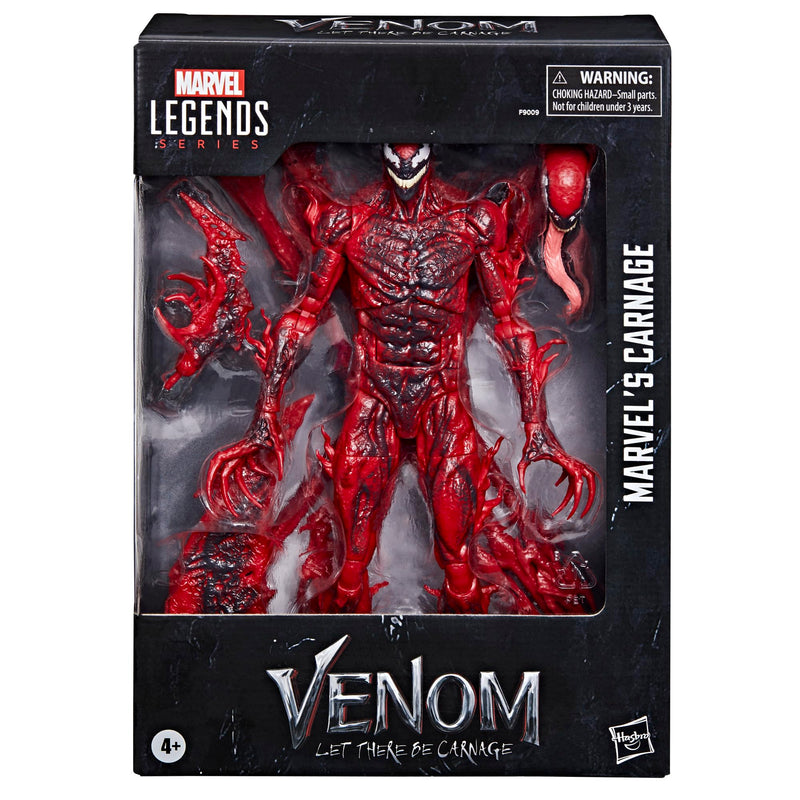 Carnage Marvel Legends Venom Series Action Figure, side angle