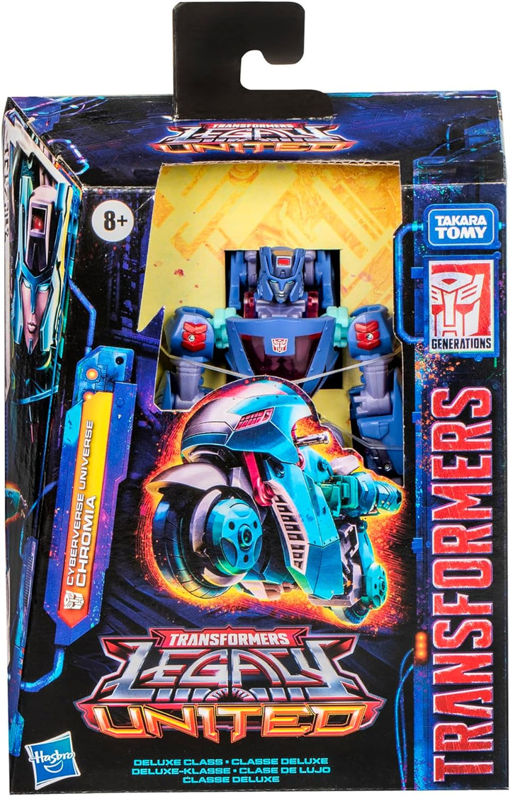 Transformers Legacy United Deluxe Class Cyberverse Universe Chromia Action Figure