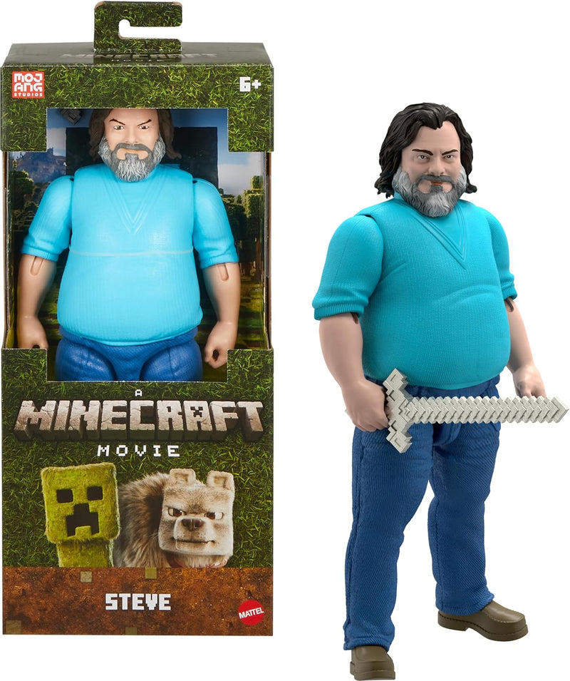 Minecraft Movie Large Scale Steve Action Figure
