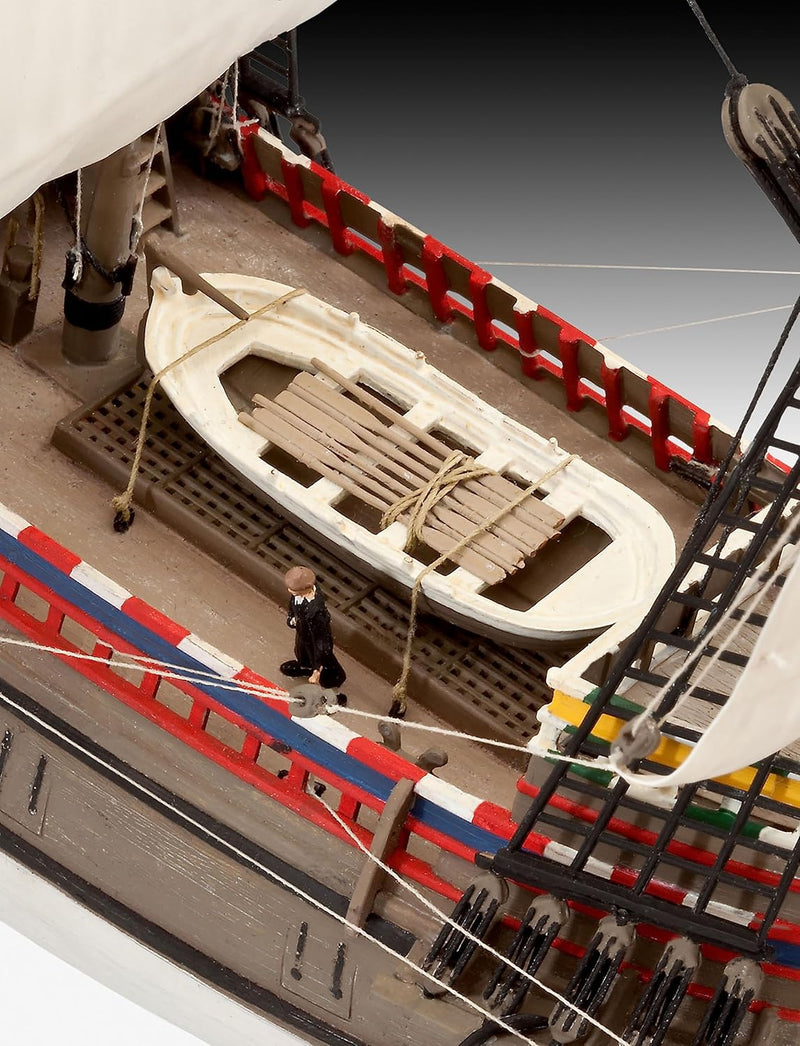 REVELL 05684 Mayflower 400th Anniversary 1:83 Scale Model Boat Set - Image 6